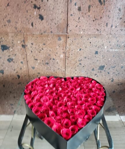 Corazón en Caja de Madera