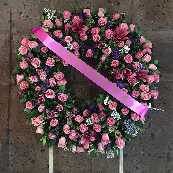 Corona Redonda Rosas