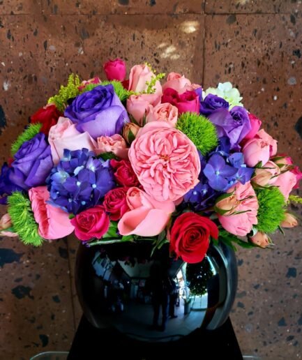 Pecera con Rosa Inglesa 