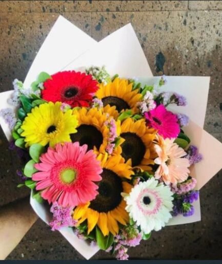Ramo Girasoles y Gerberas