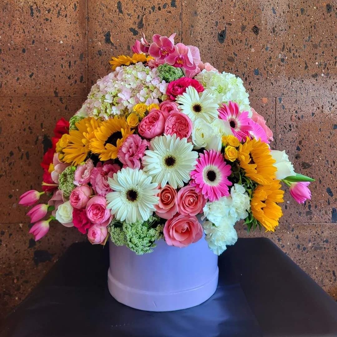 Cilindro Jumbo Flores Exoticas