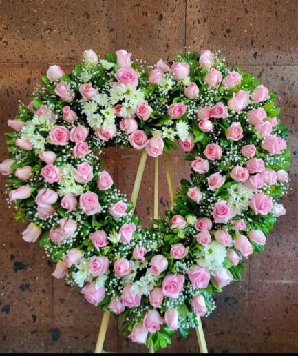 Corazon 100 Rosas diametro 1 metro