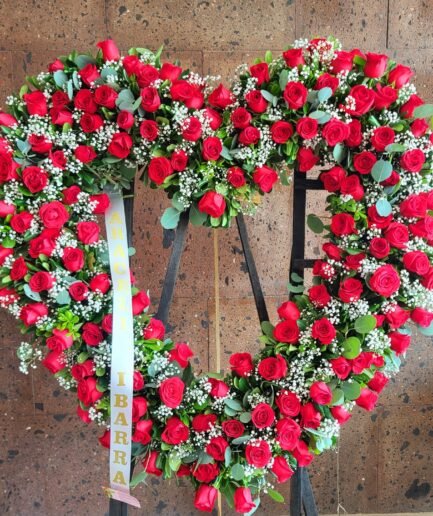 Corazón 300 rosas