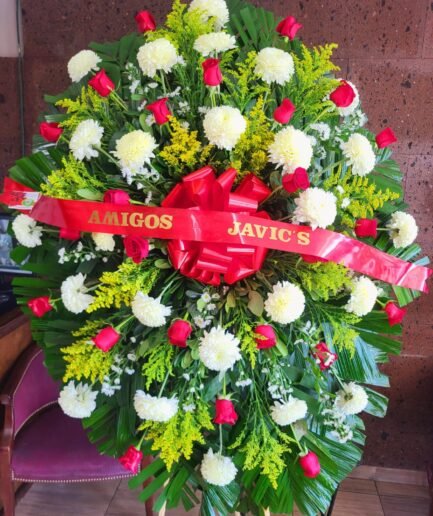 Corona 25 rosas y 25 polares