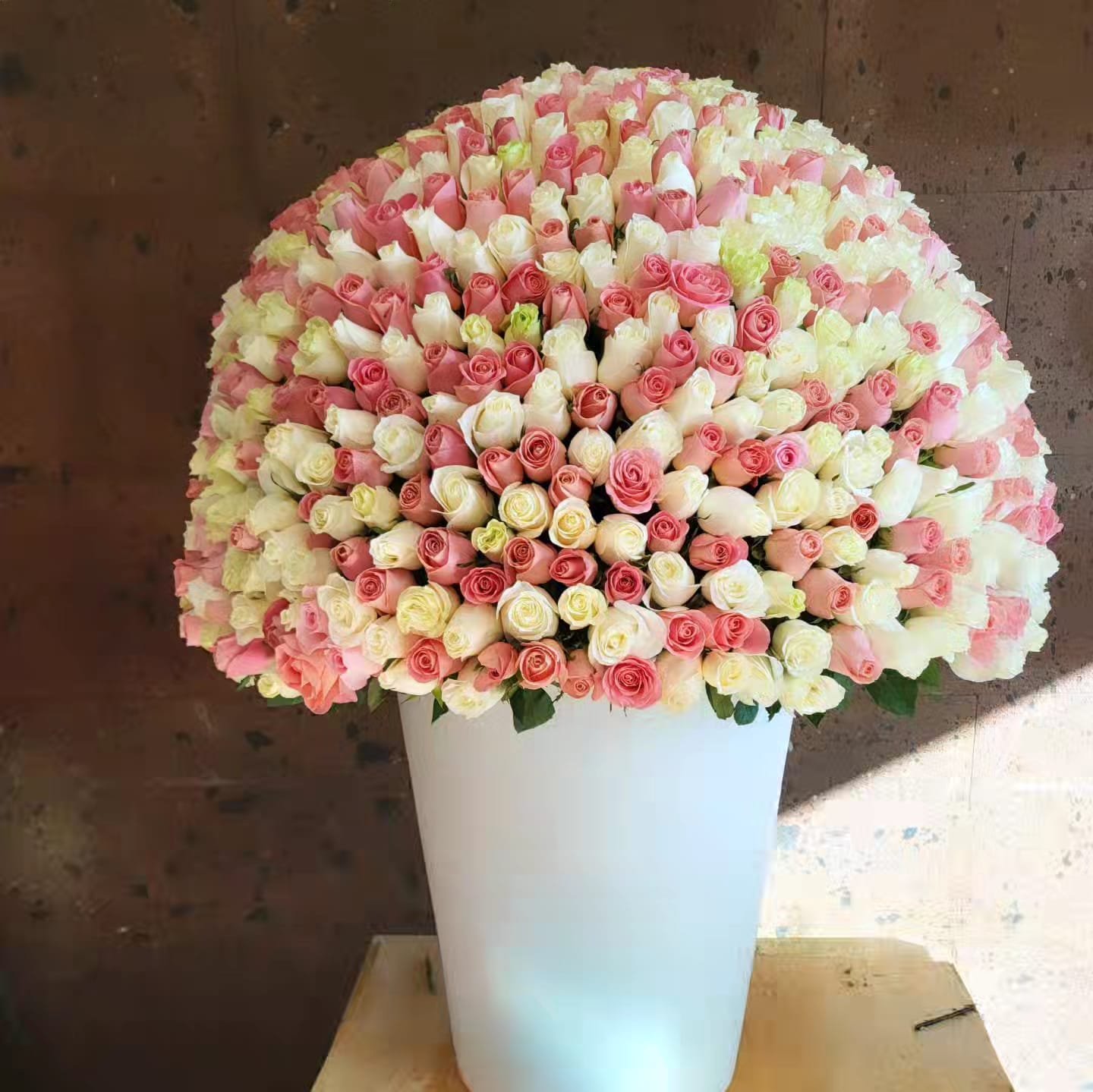 1000 rosas en cilindros