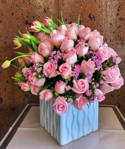 100 rosas 10 tulipanes