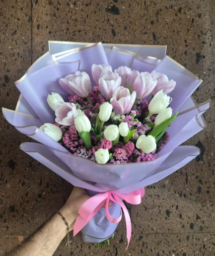 Ramo 20 Tulipanes – Flores en Cd. Juárez