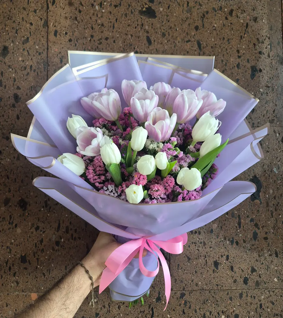 Ramo 20 Tulipanes – Flores en Cd. Juárez